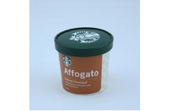 China PE Coated Ice Cream Paper Cup With Lid Leakproof 125ml Personalized Bowls supplier