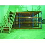 Multi - Layer Powder Coating Rack Supported Mezzanine Floor With Walkways