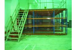 China Multi - Layer Powder Coating Rack Supported Mezzanine Floor With Walkways supplier