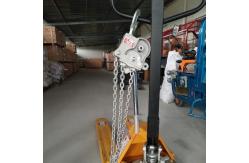 China 7.5 KN Aluminium Alloy Manual Chain Hoist / Overhead Line Stringing Equipment supplier