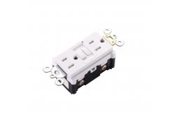 China Slim Design Safety GFCI Interrupter Socket Self Grounding 15A supplier