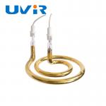 Customizable 3D Gold-plated Reflector Infrared Heating Element Tube For Industries Heating for sale