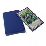 Orange Texture 62x89mm Card Sleeves Solid Blue CPP Trading Card Protector