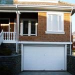 PU Foaming Galvanized Steel Overhead Garage Door IP55 With Windows for sale