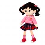 65cm Pink Little Girl Plush Doll Birthday Gift Doll Sleeping Pillow for sale