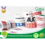 Custom Sealing OPP / Bopp Self Adhesive Tape With Crystal Clear Printed for sale