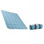 Foldable Waterproof Camping Picnic Blanket With Handle Strap
