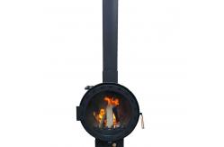 China Modern Wood Burning Fire Pits Easy Assembly Manual Ignition Carbon Iron fireplace supplier