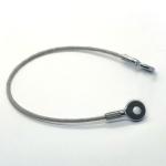 Stainless 316 Steel Rope Wire Sling Tool With Stamped Eyelets for sale