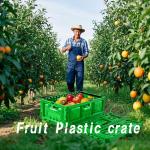Collapsible Crate Storage Mesh Plastic Containers Moving Boxes Stackale Fold for sale