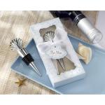 Elegant Silver Shell Wine Stopper For Stylish Preservation for sale
