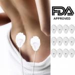 Custom Snap Non-woven Tens Unit Adhesive Electrodes Pads For Back Massage for sale