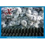 Football Field PVC Coated Chain Link Mesh Fence With Diameter 0.4mm