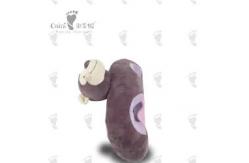 China Customized Baby Comforter Super Soft Cotton Monkey Plush Toy Infant Baby Sitter supplier