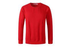 China Custom Men'S 100% Cotton Hoodie Embroidered Crew Neck Sweatshirt supplier
