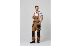 China Left Hammer Loop Mens Work Bib trousers, 320gsm Workwear Bib Pants supplier