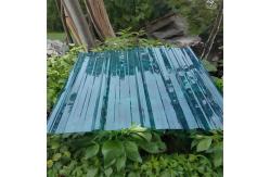 China UV Protection Durable Polycarbonate Made Corrugated Sheet 6m Customized Length supplier