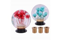 China custom Refit car accessories universal shift knob jdm resin flower shift knob supplier
