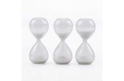 China White Mini Hourglass Sand Timer  1 Minutes Shower Timer Hourglass supplier