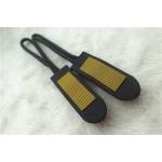 Fancy Environmental Silicone Rubber Zipper Puller For PVC Bag Non Toxic
