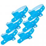 Customized Paper Event Wristbands Irregular Shape Polished Surface Treatment for sale