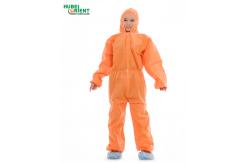 China Medical Disposable Polypropylene Coverall With Hood supplier