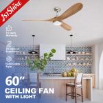 Customizable 220V LED Ceiling Fan with WiFi and 4000k Color Temperature by 1stshine for sale