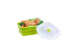 China FDA Approved Portable Mini Silicone Collapsible Lunch Box supplier