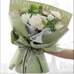 Bouquet Wrapper Of Florist Translucent Waterproof Wrapping Paper For Flower for sale