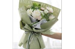 China Bouquet Wrapper Of Florist Translucent Waterproof Wrapping Paper For Flower supplier