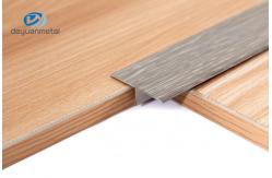China 2500mm Aluminum T Profiles Electroscopes Treatment Transition Trim wood grain supplier