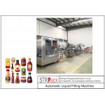 PLC Control Automatic Liquid Filling Machine 220V / 50Hz