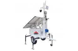 China Solar Surveillance Trailer With Srtrobe Light For Construction Sites Monitoring supplier