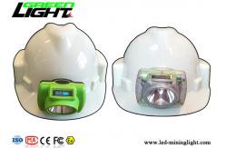 China Anti Explosive CREE Rechargeable LED Headlamp 13000lux With OLED Screen Display supplier