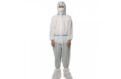 China GB19082-2009 Disposable Protective Coverall Isolation Suit Barrier Bacteria supplier