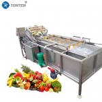 Full Automatic Bubble Food Cleaning Machine For Fruit And Vegetable Washing for sale