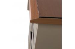 China 0.5-1.5mm Thickness Study Latest Steel Executive Desk Modern Office Table supplier