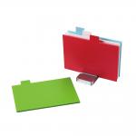 Set Of 4 Plastic Chopping Board Pure PP ABS Safe With Non Slip Base for sale