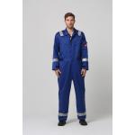 Navy Blue IEC61482 Arc Flash FR Coverall For Electric Industry for sale