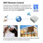 White Wireless Smart Dimmer Homekit Humidity Control ≤85%RH 16A Homekit Wifi Switch