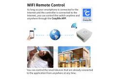 China White Wireless Smart Dimmer Homekit Humidity Control ≤85%RH 16A Homekit Wifi Switch supplier