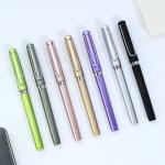Business Advertising Neutral Pen 0.5mm Plastic Colorful Signature Pen With Logo for sale
