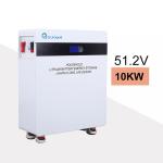 Pushable Home Solar Energy Battery Power Storage Vertical 51.2v 10kwh 200Ah for sale