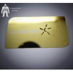 Blank Customized Shiny Gold Metal Business Card Hollow Out Etch Logo