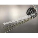 Straight Hot Runner Coil Heaters With J Type Thermocouple And Black Silicone Cable for sale