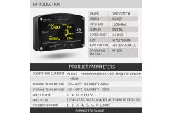 China Turbo Psi Digital Turbo Boost Gauge Sinco Tech DO907 OLED Display Car Dashboard supplier