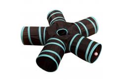 China Animal Tubes Kitty Tunnels Interactive Maze House Toy With Storage Bag supplier