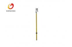 China Short Circuit Portable Grounding Rod / Earthing Rod With Flat Clipper Jaws supplier
