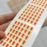 Custom Printing Matte Thick Textured Paper Candle Sticker Labels