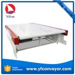 2m Wide Widening White Belt Conveyor for Solar Panels for sale